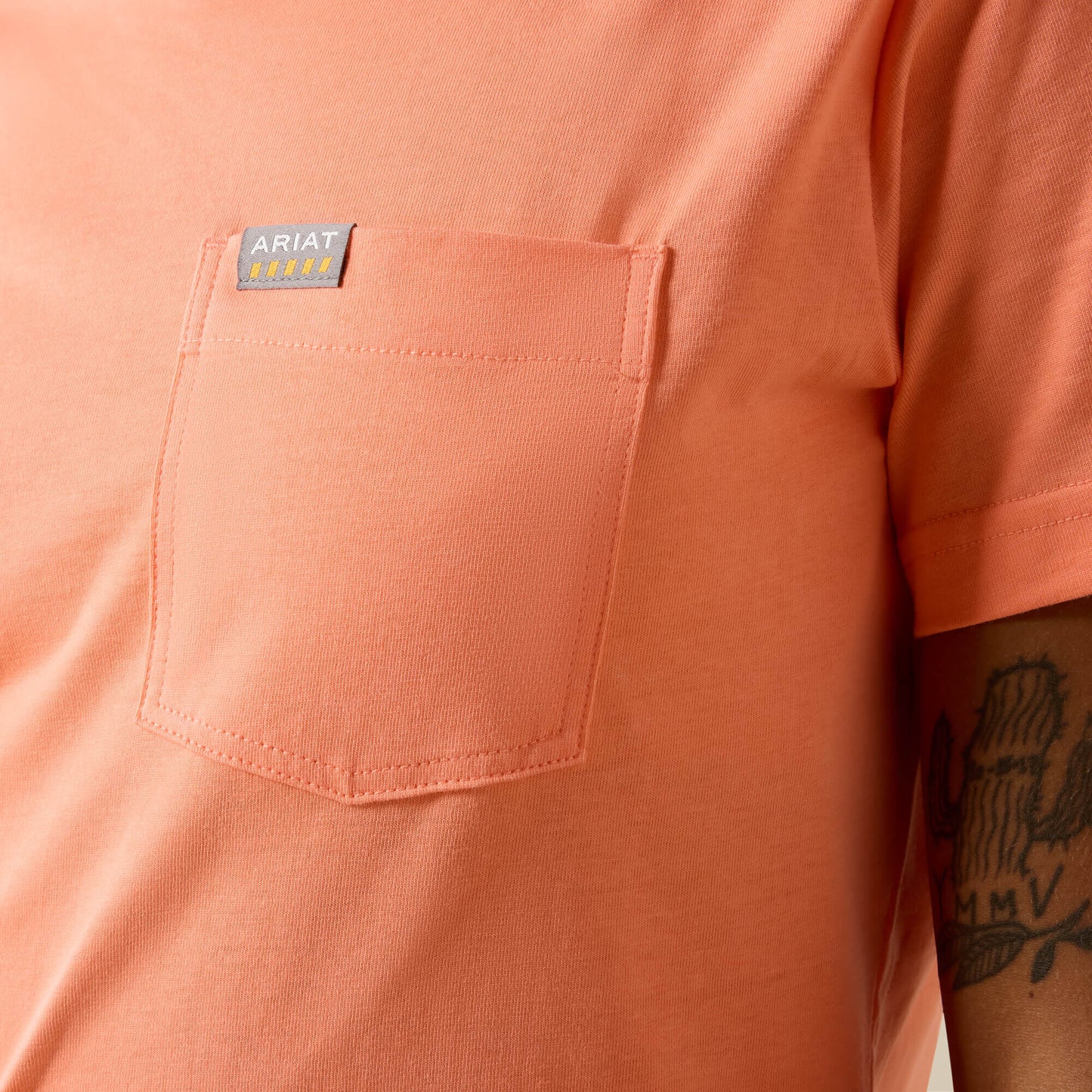 Ariat Rebar Cotton Strong Anvil Logo T-Shirt