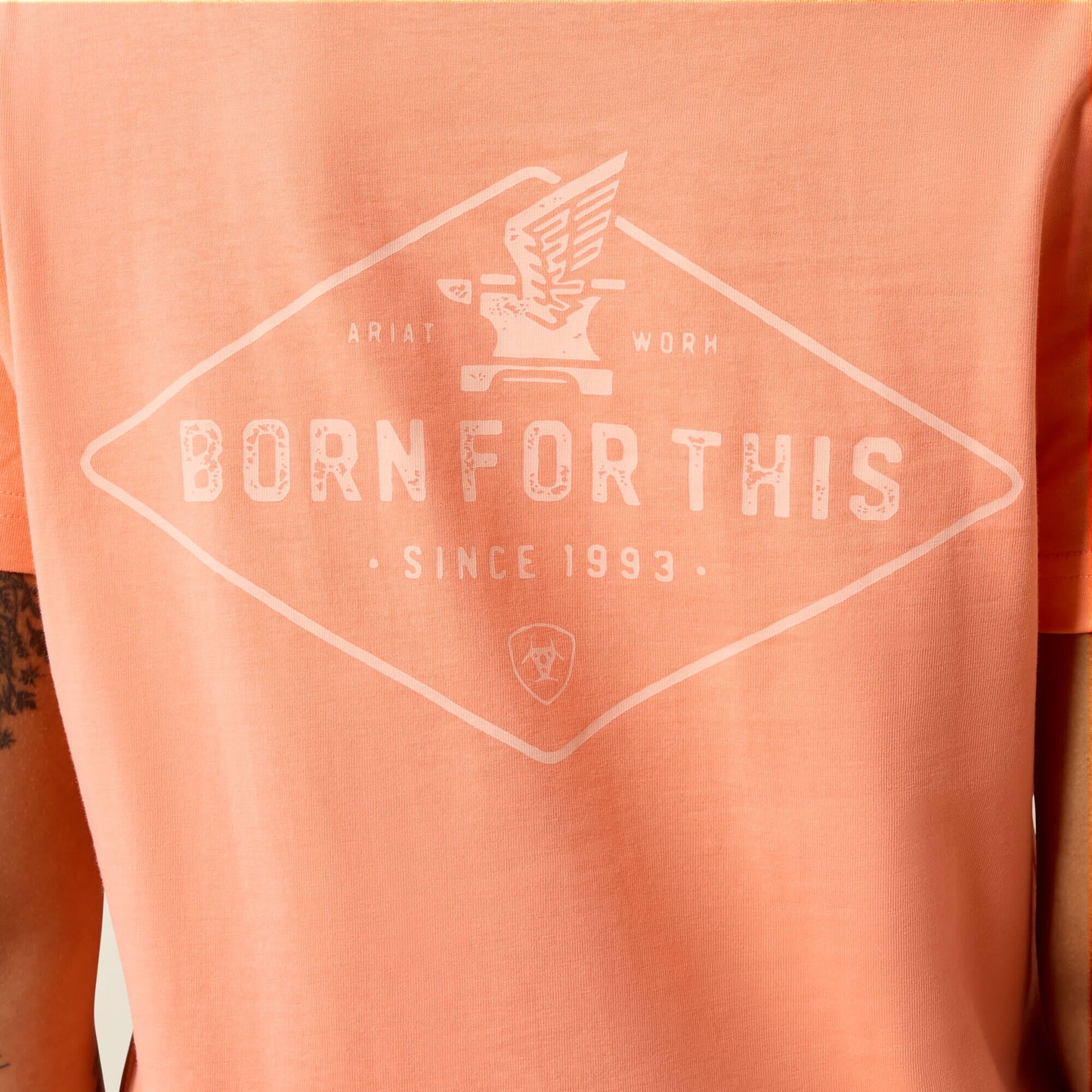 Ariat Rebar Cotton Strong Anvil Logo T-Shirt