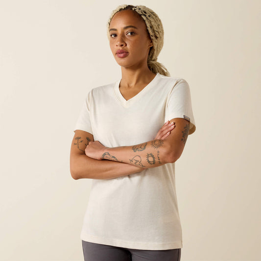 Ariat Rebar Cotton Strong Standard V-Neck T-Shirt