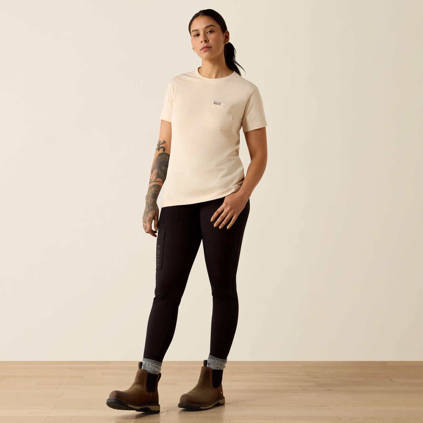Ariat Rebar Cotton Strong Anvil Logo T-Shirt