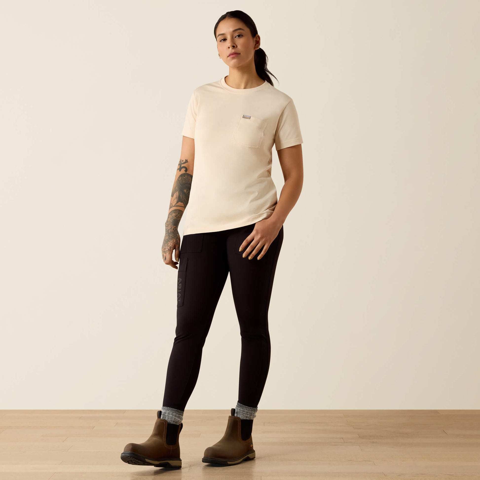 Ariat Rebar Cotton Strong Anvil Logo T-Shirt