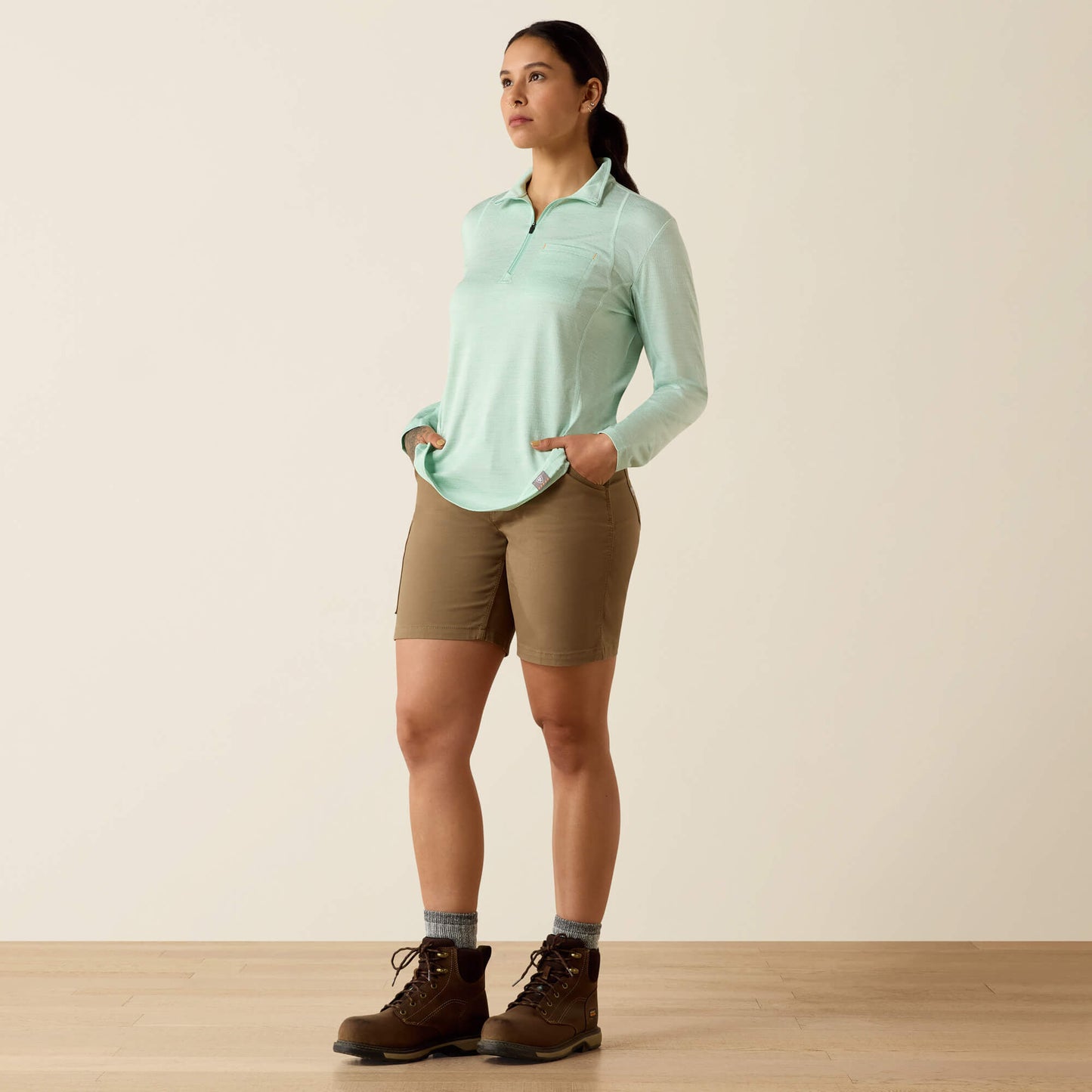 Ariat Rebar Evolution 1/2 Zip Top