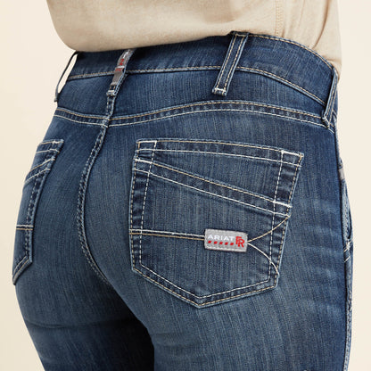 Ariat FR Perfect Rise Perfect Rise DuraLight Stretch Cell Phone DuraStretch Straight Leg Jeans