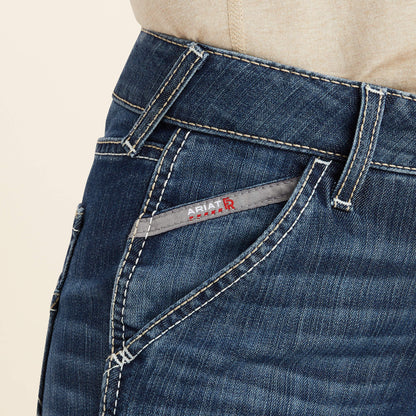 Ariat FR Perfect Rise Perfect Rise DuraLight Stretch Cell Phone DuraStretch Straight Leg Jeans