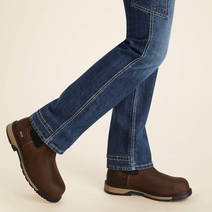Ariat FR Perfect Rise Perfect Rise DuraLight Stretch Cell Phone DuraStretch Straight Leg Jeans