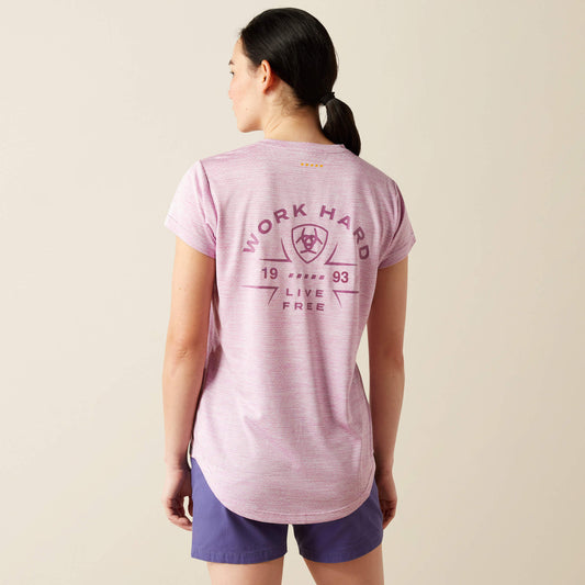 Ariat Rebar Evolution Work Hard V-Neck T-Shirt