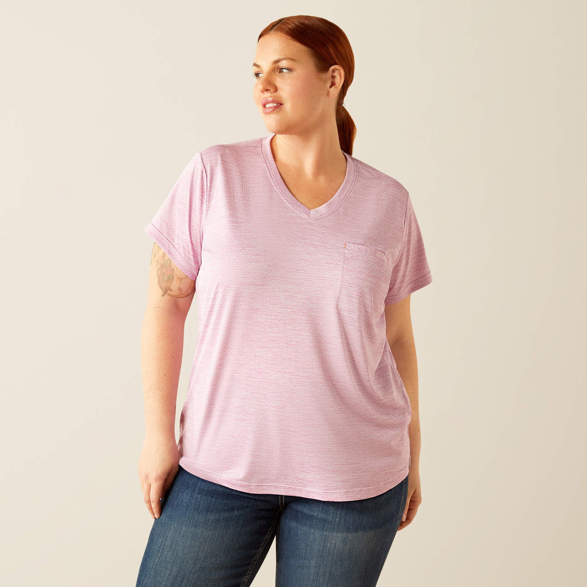 Ariat Rebar Evolution Work Hard V-Neck T-Shirt