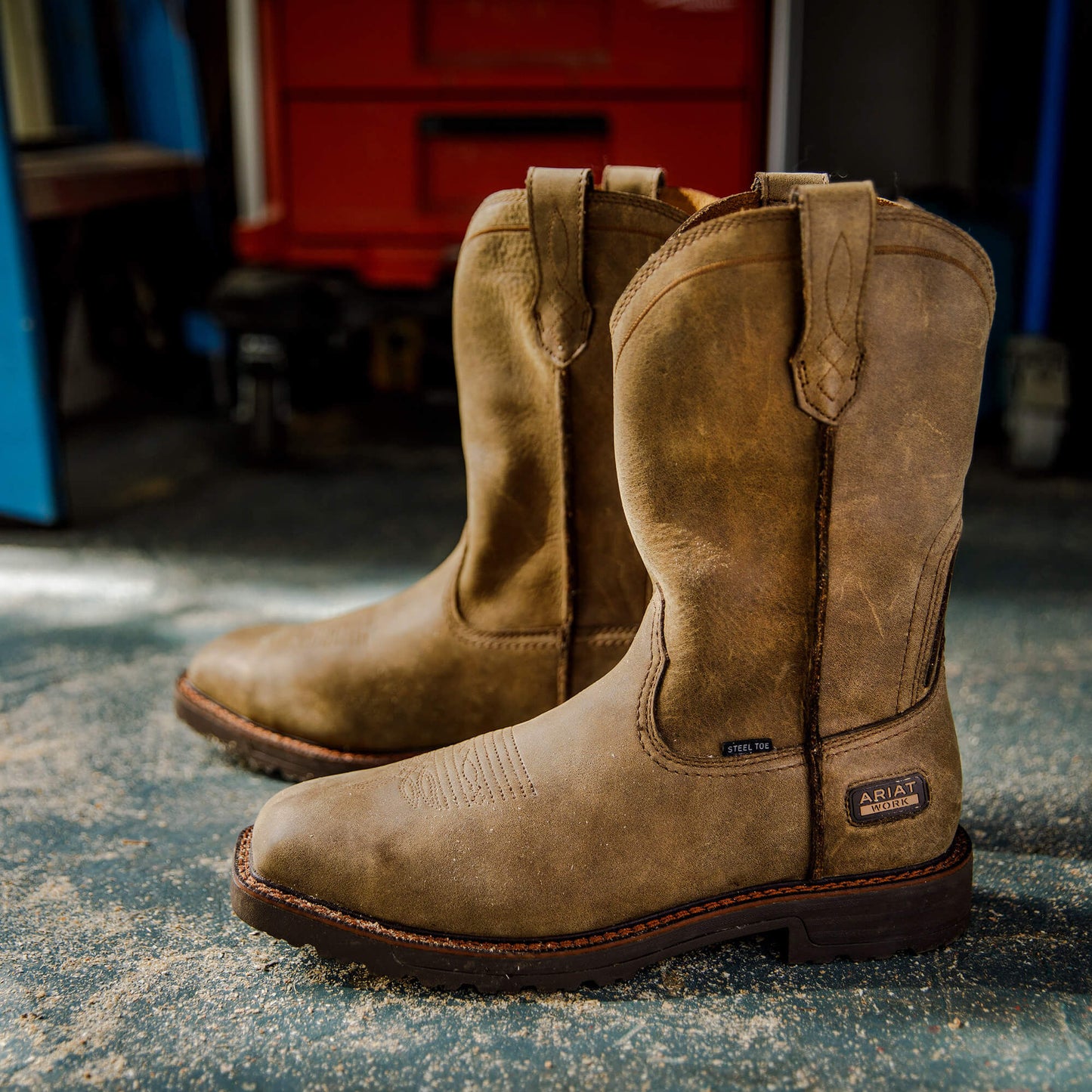 Ariat Activator Wide Square Toe Steel Toe Work Boot