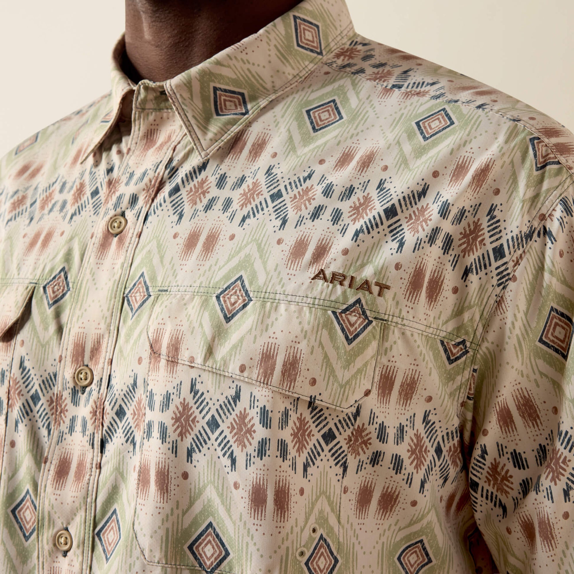 Ariat Printed VentTEK Outbound Classic Fit Shirt