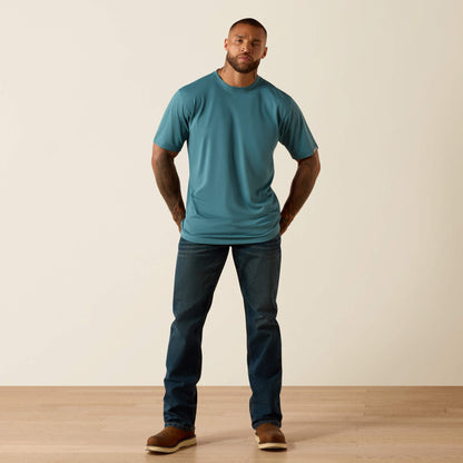 Ariat Rebar Heat Fighter Textured Logo T-Shirt