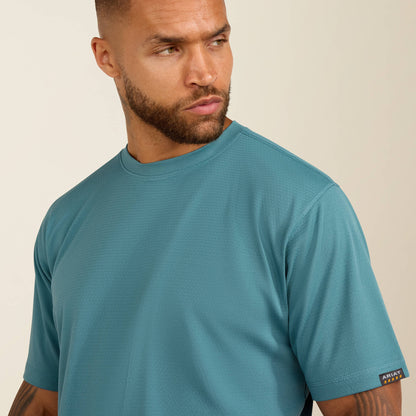 Ariat Rebar Heat Fighter Textured Logo T-Shirt