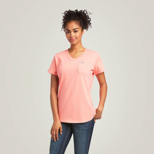 Ariat Rebar Cotton Strong V-Neck T-Shirt