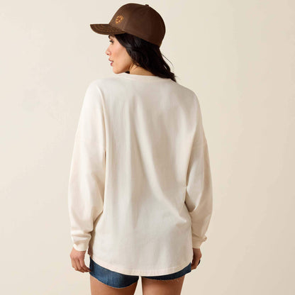 Ariat Canvas Oversized Long Sleeve T-Shirt