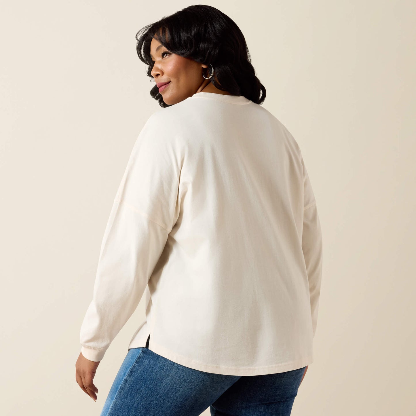 Ariat Canvas Oversized Long Sleeve T-Shirt