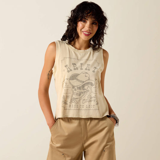 Ariat Ariat Wanted Skull Cowboy Tank