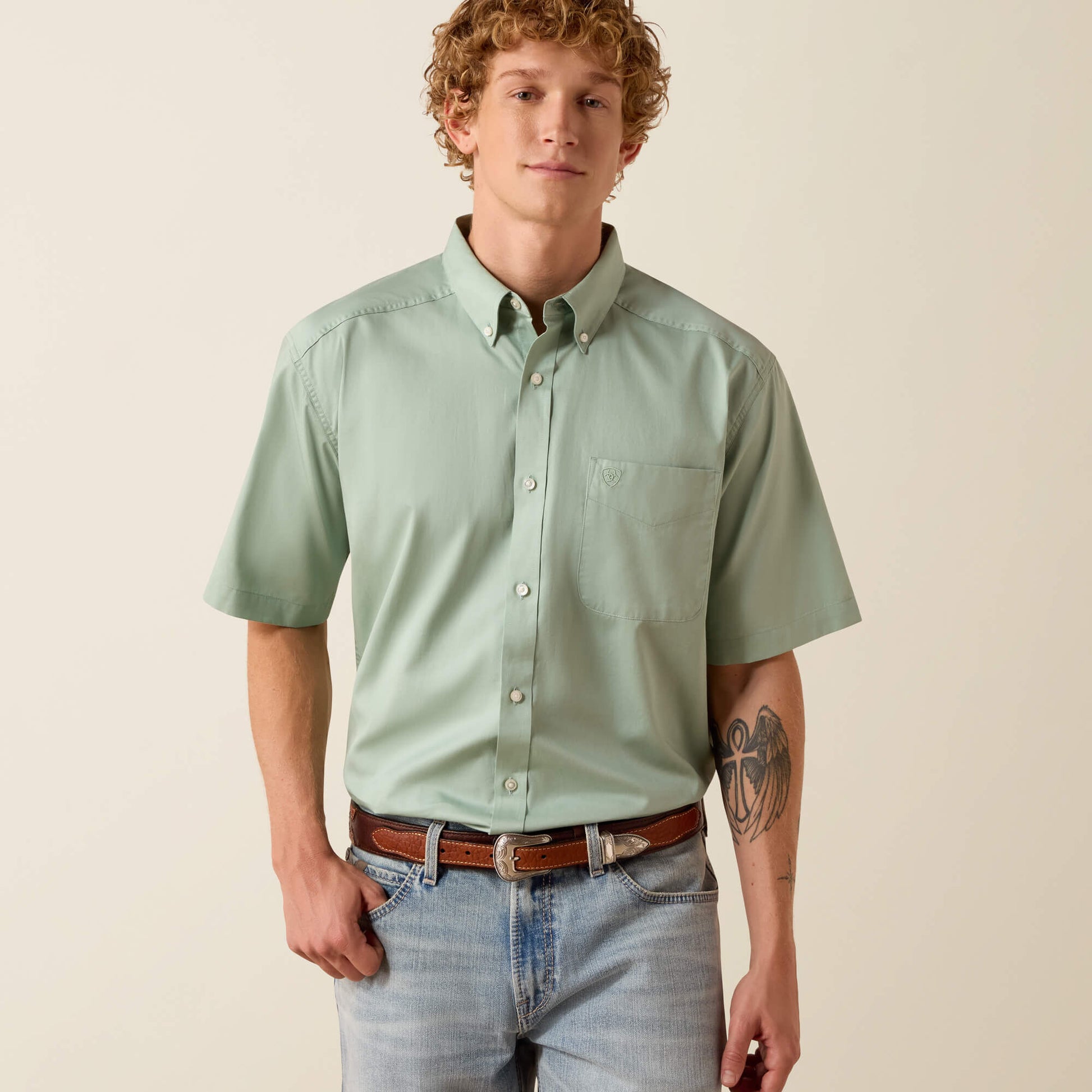 Ariat Lightweight Twill Classic Fit Shirt
