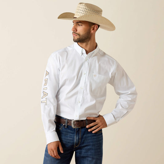 Ariat Team Logo Lightweight Twill Classic Fit Shirt