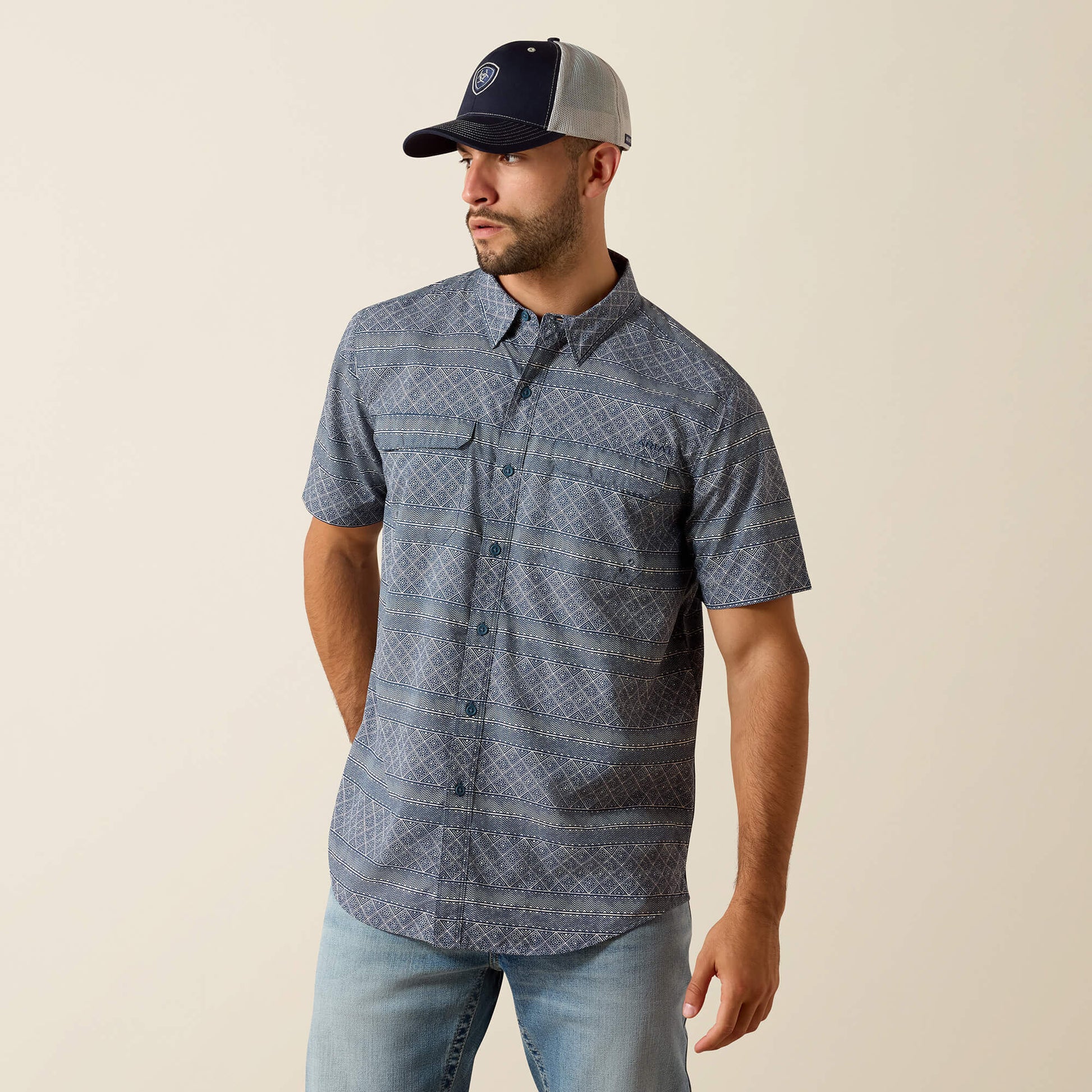 Ariat Printed VentTEK Outbound Fitted Shirt