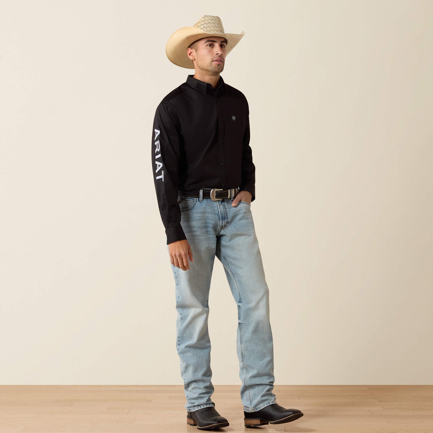 Ariat Team Logo Lightweight Twill Classic Fit Shirt