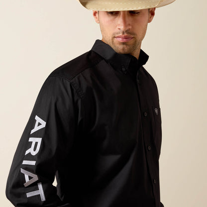 Ariat Team Logo Lightweight Twill Classic Fit Shirt