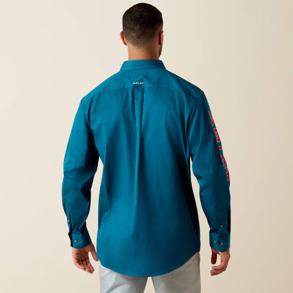 Ariat Team Logo Lightweight Twill Classic Fit Shirt