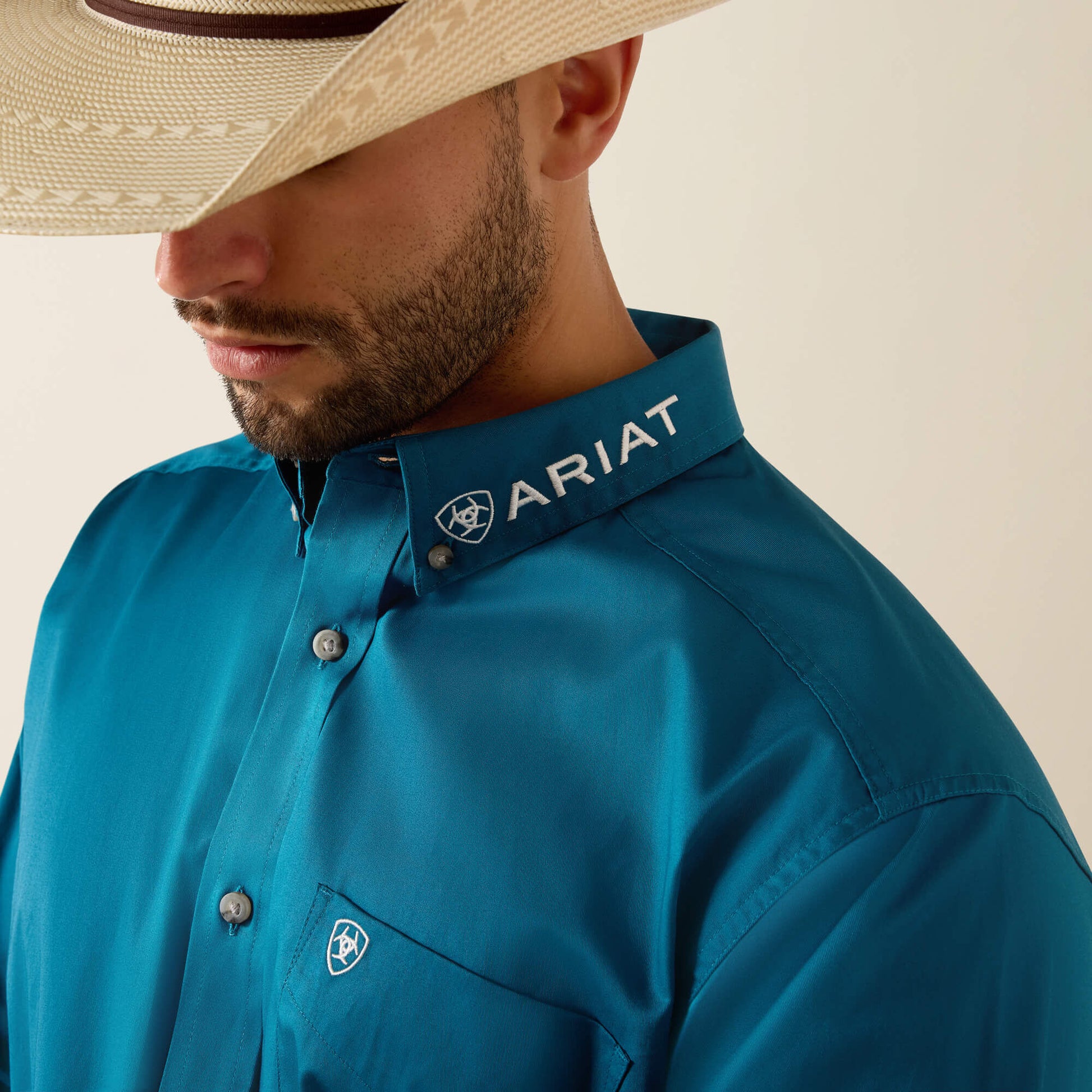 Ariat Team Logo Lightweight Twill Classic Fit Shirt