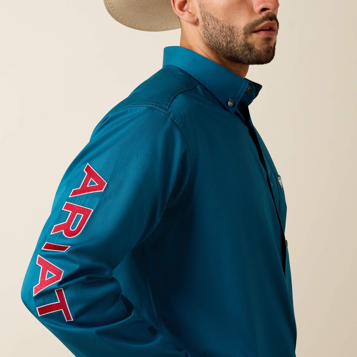 Ariat Team Logo Lightweight Twill Classic Fit Shirt
