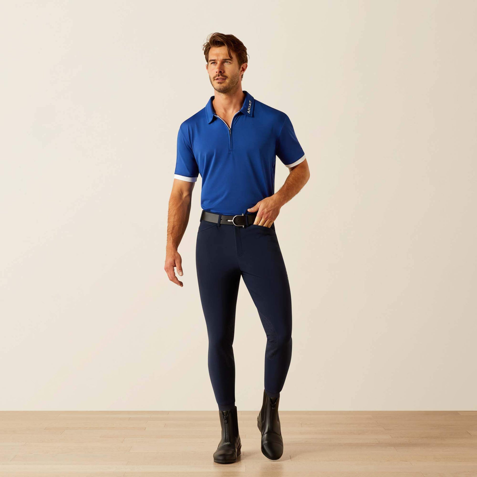 Ariat Bandera Team 1/4 Zip Polo